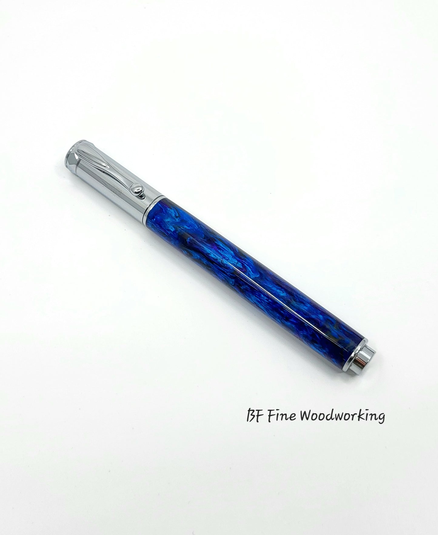 Blue with purple custom resin
