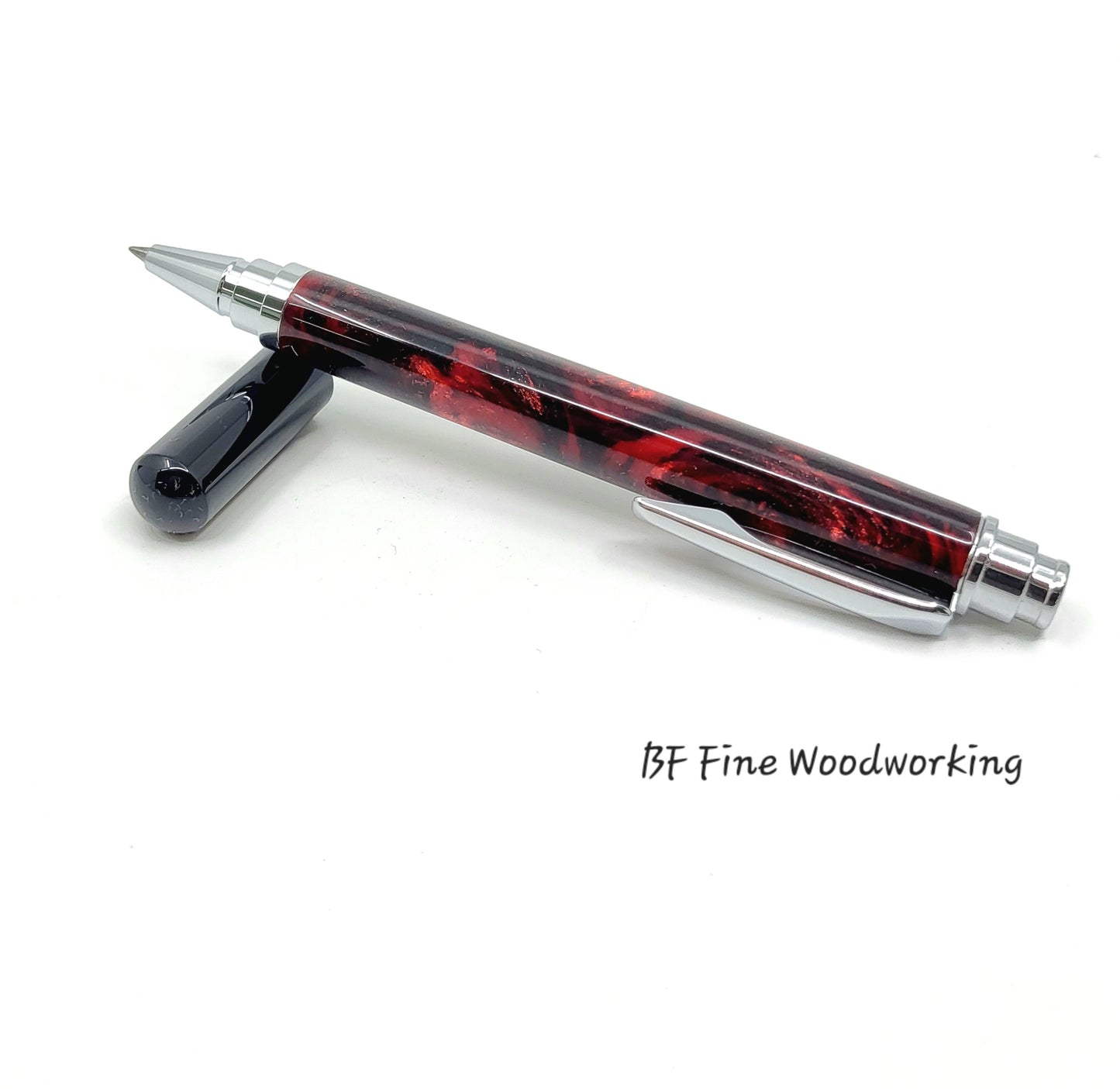 Custom Deep Red/Black rollerball