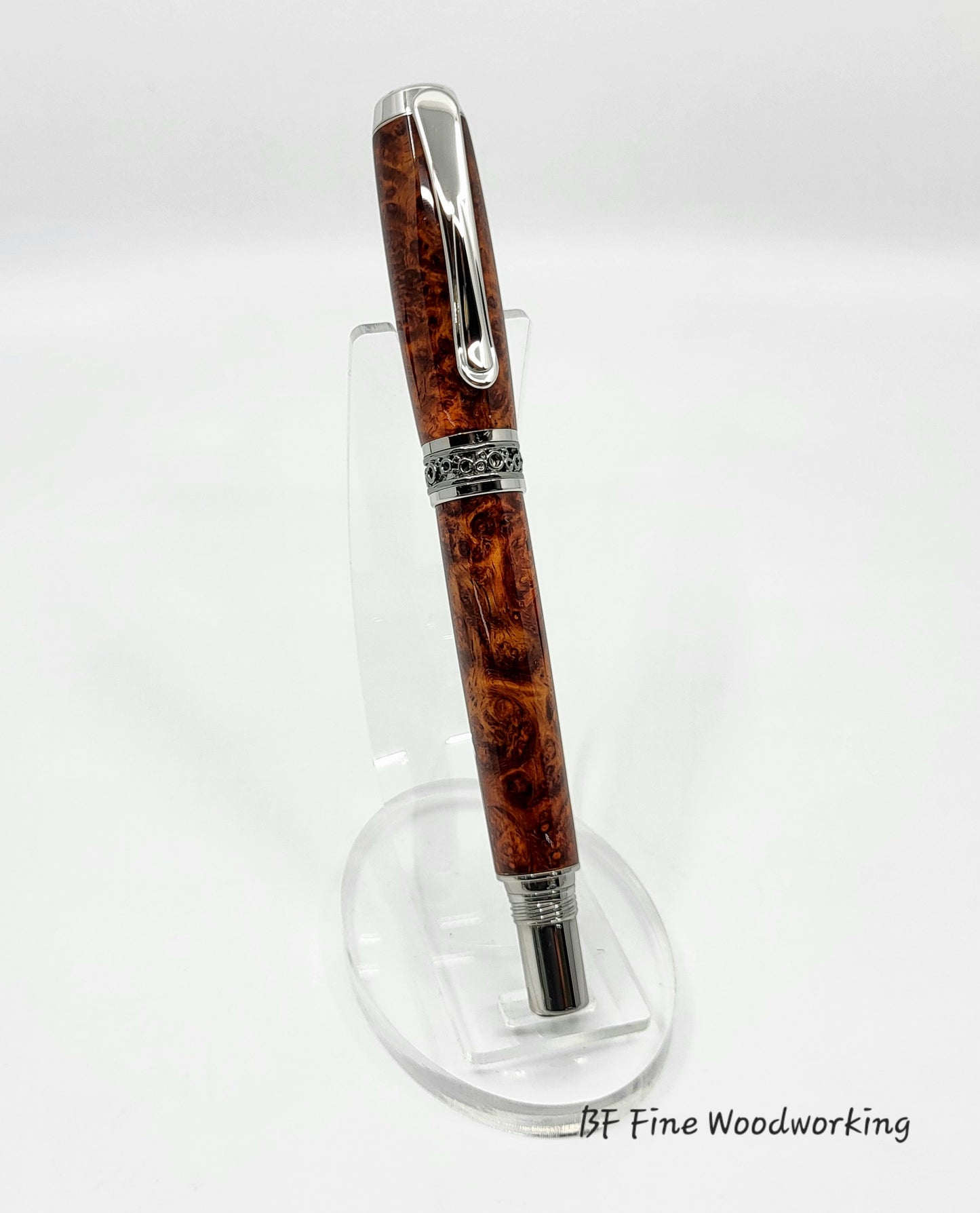 Amboyna Burl Rollerball/Fountain Pen
