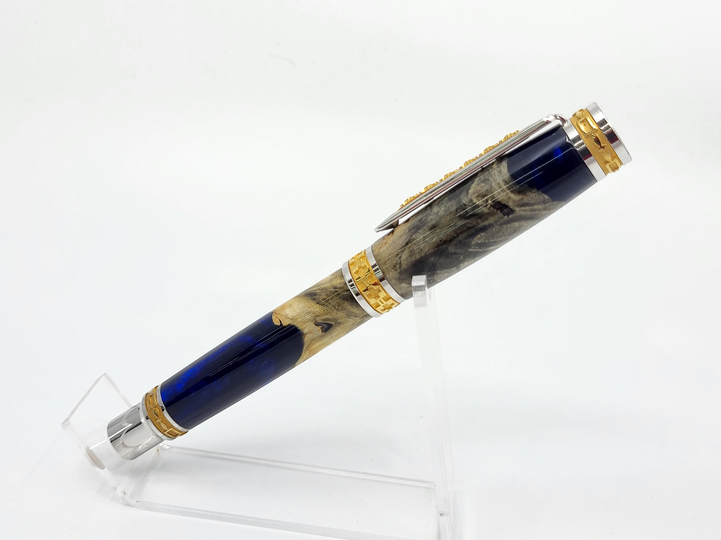 22k Gold and Rhodium Rollerball