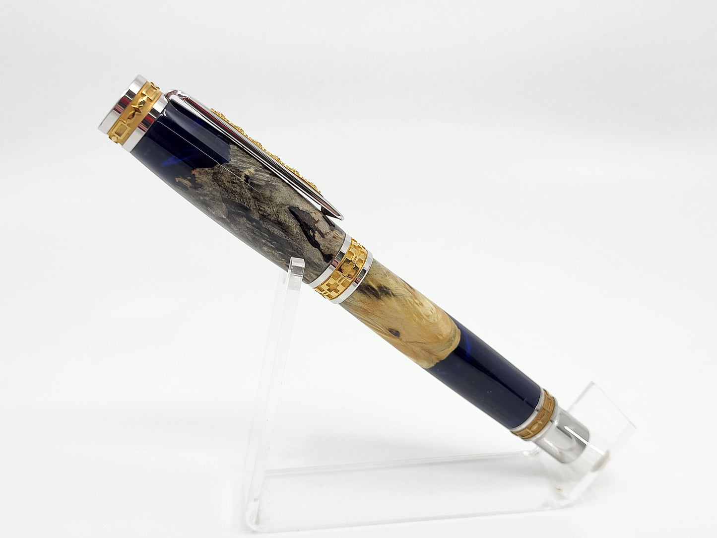 22k Gold and Rhodium Rollerball