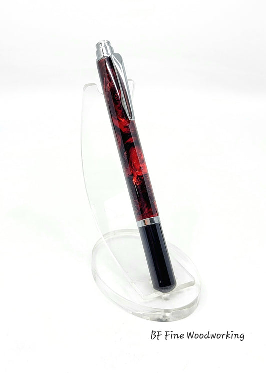 Custom Deep Red/Black rollerball