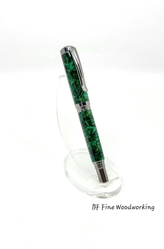 Dyed Amboyna Burl Rollerball
