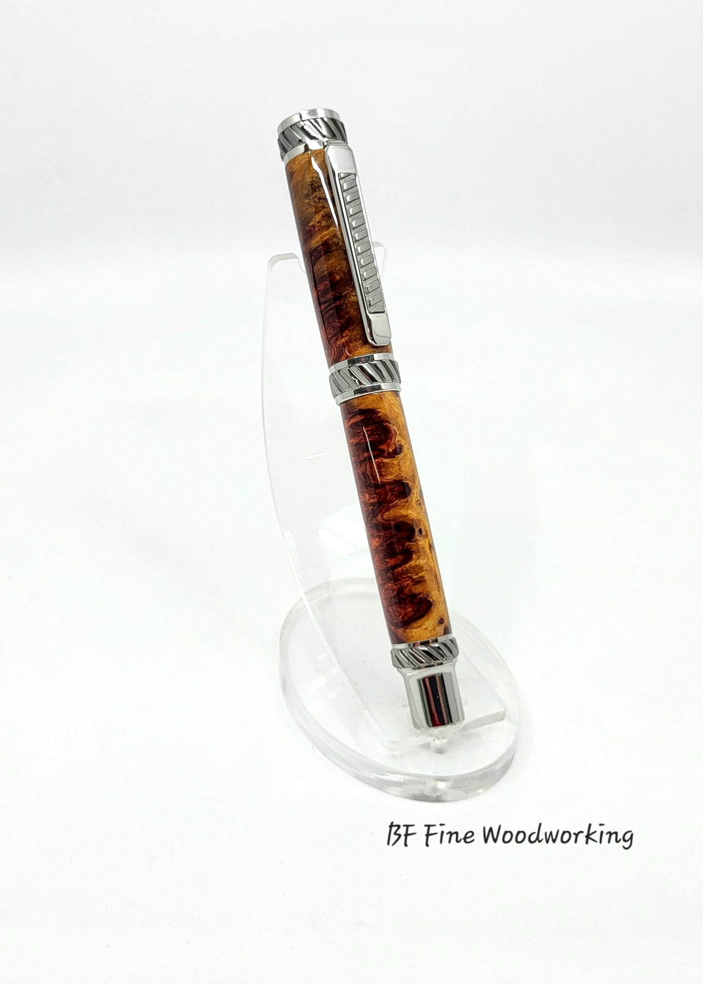 Two tone Amboyna Burl Rollerball