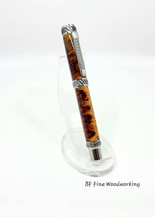 Two tone Amboyna Burl Rollerball